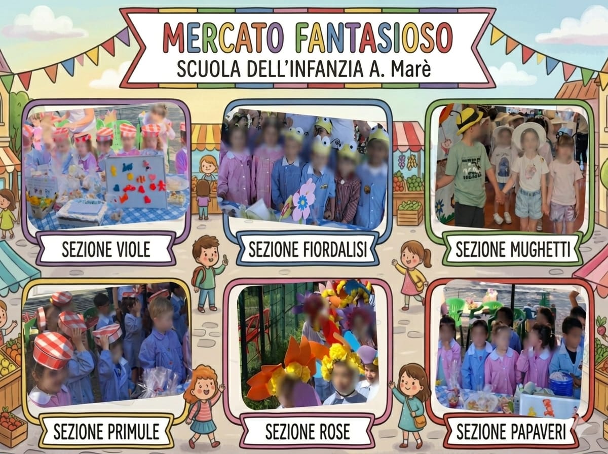 Mercatino fantasioso alla scuola dell’infanzia Maré