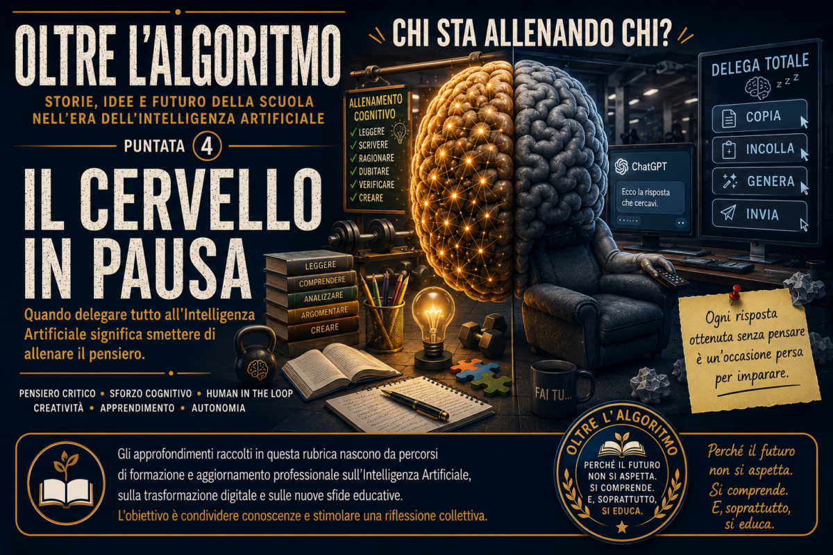 OLTRE L’ALGORITMO…storie, idee e futuro della scuola nell’era dell’AI (PUNTATA 4)