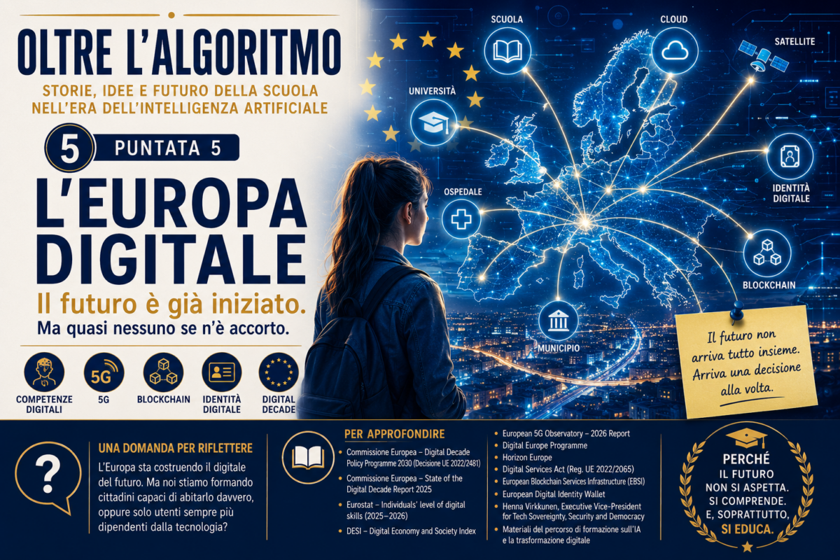 OLTRE L’ALGORITMO…storie, idee e futuro della scuola, nell’era dell’AI (PUNTATA 5)